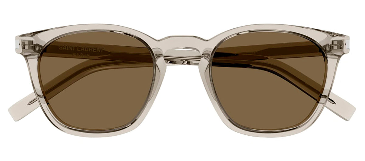 Saint Laurent SL 28 047 Square Sunglasses - Nude