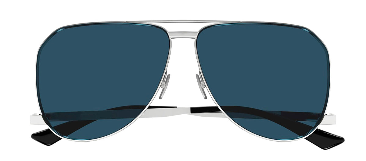 Saint Laurent SL 690 DUST 003 Aviator Sunglasses - Silver