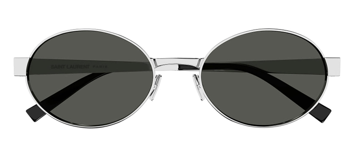 Saint Laurent SL 692 002 Oval Sunglasses - Silver