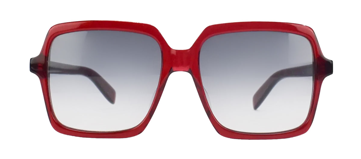 Saint Laurent SL 174 003 Square Sunglasses - Red
