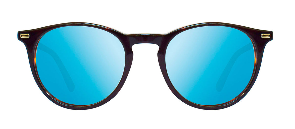 Revo SIERRA RE 1161 02 H20 Round Polarized Sunglasses - Tortoise