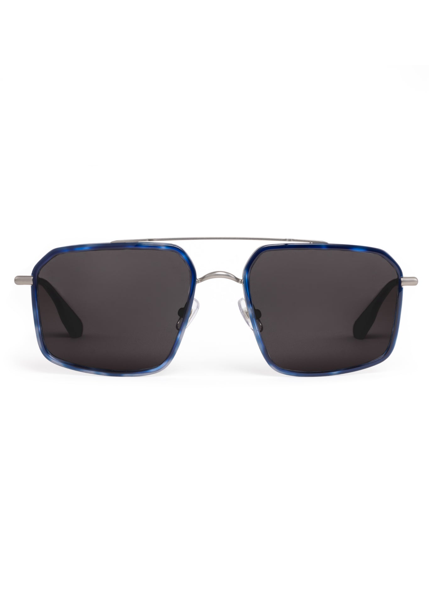 SUMMIT | Matte Raw Stainless Steel + Indigo Tortoise