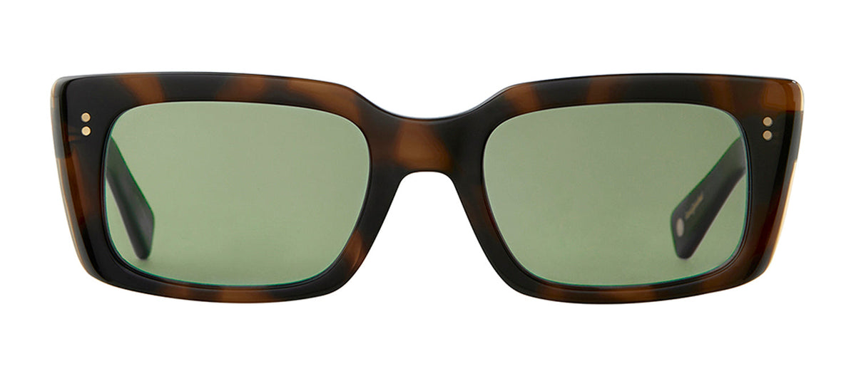 Garrett Leight GL 3030 2126 SPBRNSH/SFVVG Square Sunglasses - Tortoise