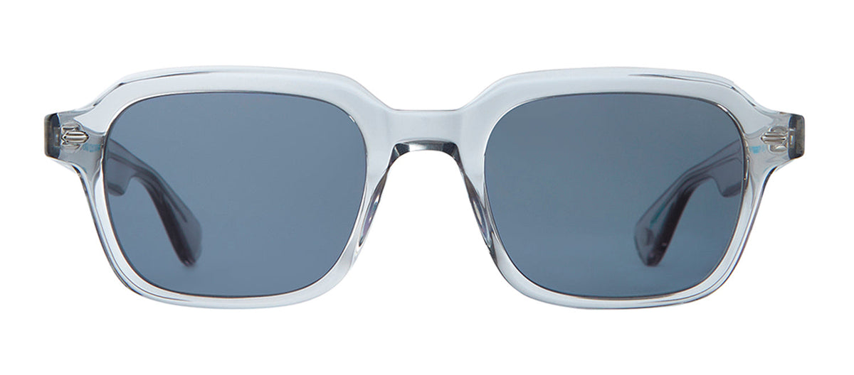 Garrett Leight OG FREDDY 2120 LLG/NVY Square Sunglasses - Clear