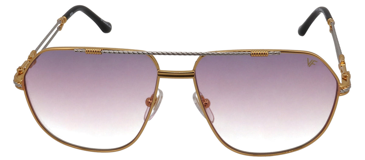 Vintage Frames Company VF BOSS 0005 Aviator Sunglasses - Gold