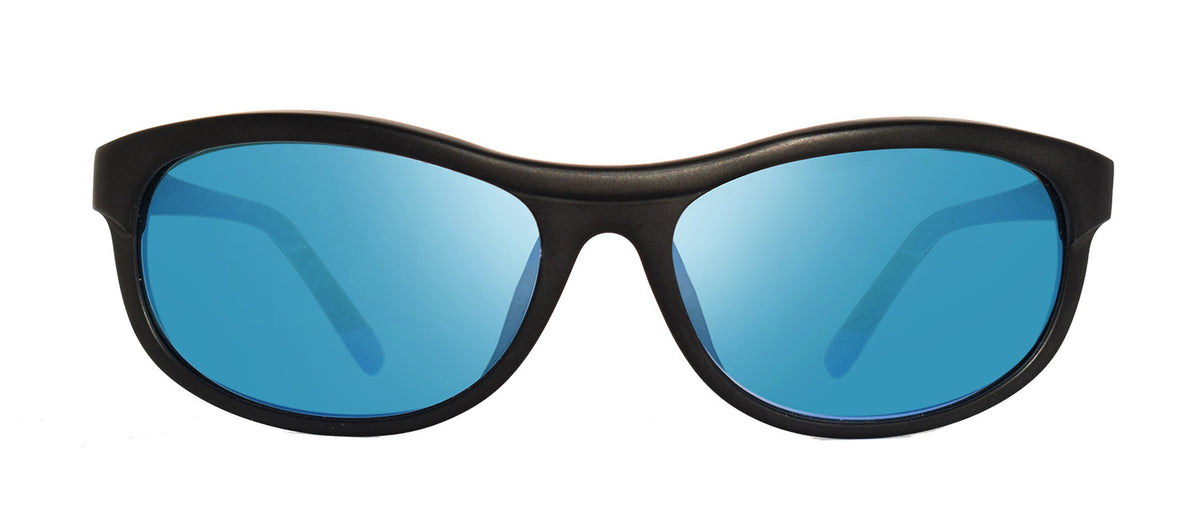 Revo VINTAGE RE 1180 01 H20 Wrap Polarized Sunglasses - Black