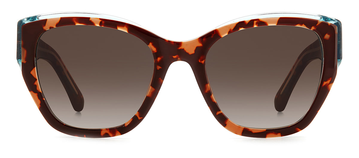 Kate Spade YOLANDA/S HA YN2 Cat Eye Sunglasses - Havana