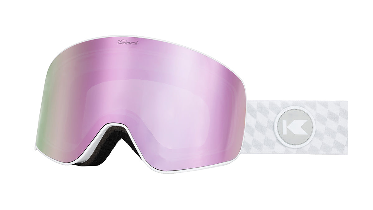 Snow Goggles: Lilac Powder Slingshots - Knockaround.com