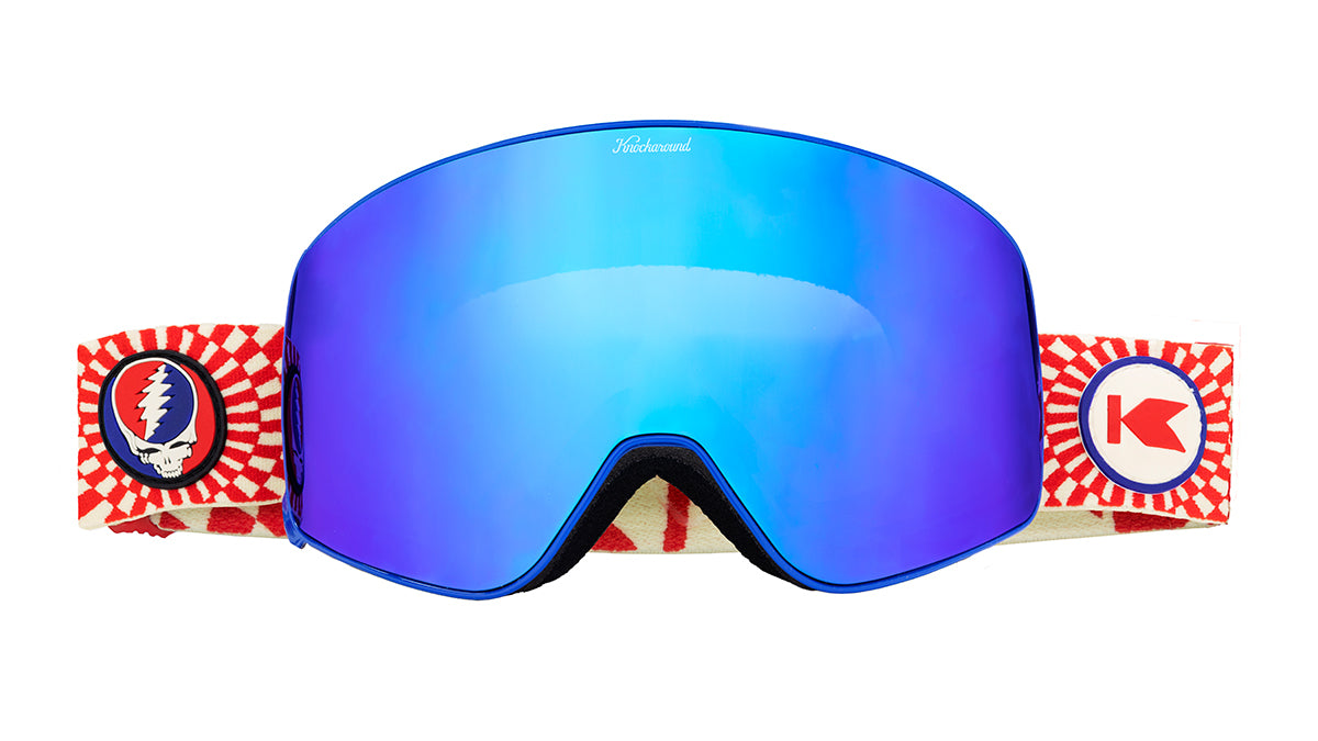 Grateful Dead Steal Your Face Snow Goggles - Knockaround.com