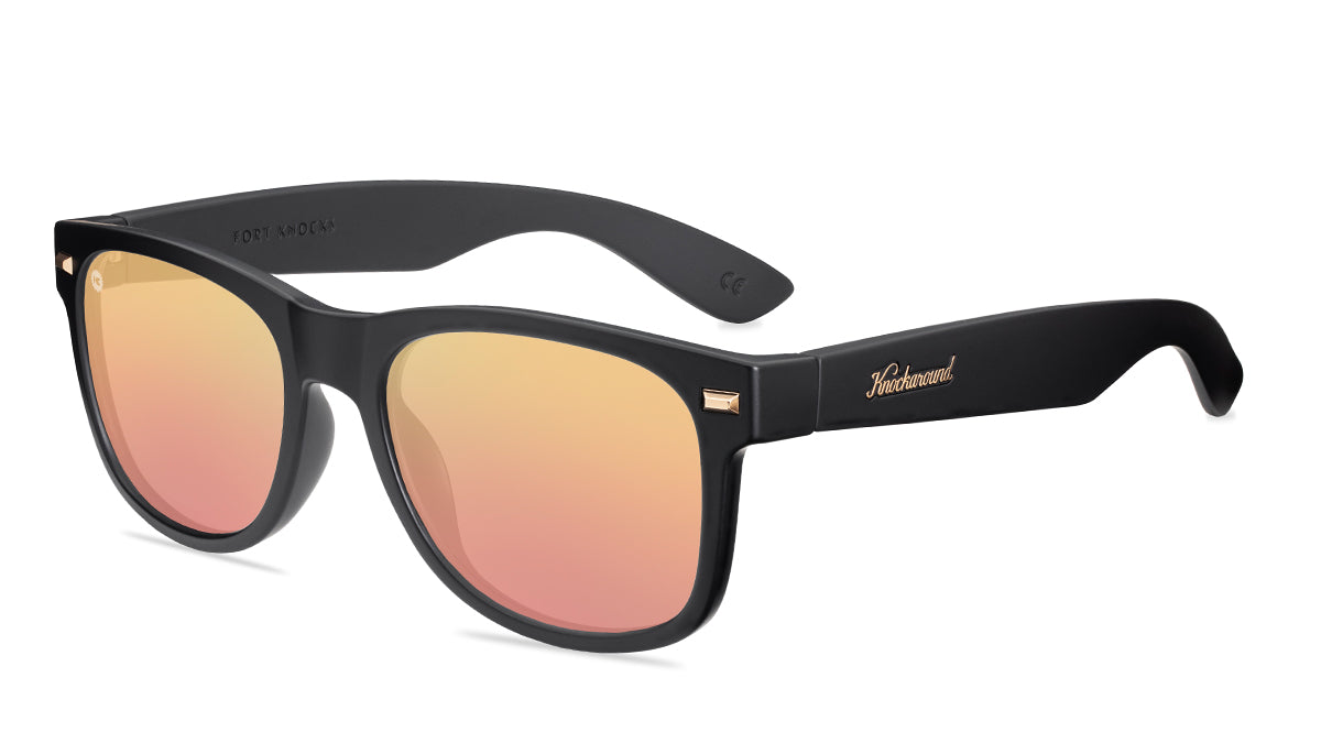 Matte Black / Rose Gold Fort Knocks - Knockaround.com
