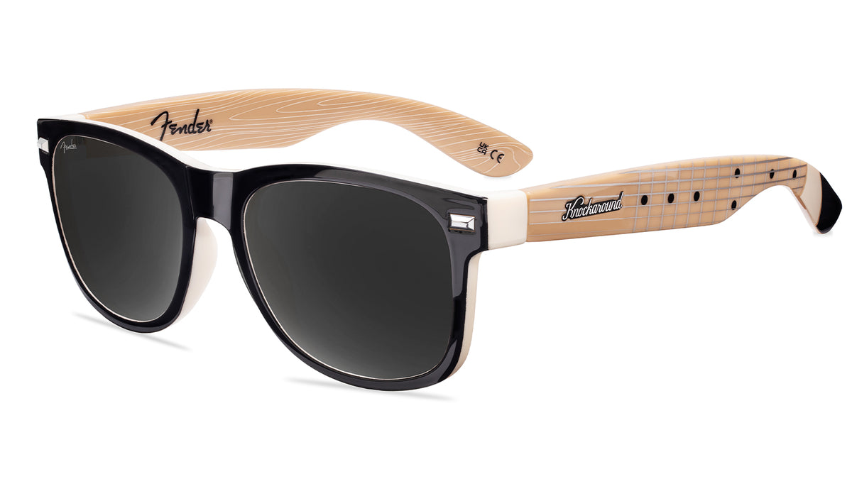 Black Stratocaster™ Fort Knocks Sunglasses | Knockaround.com