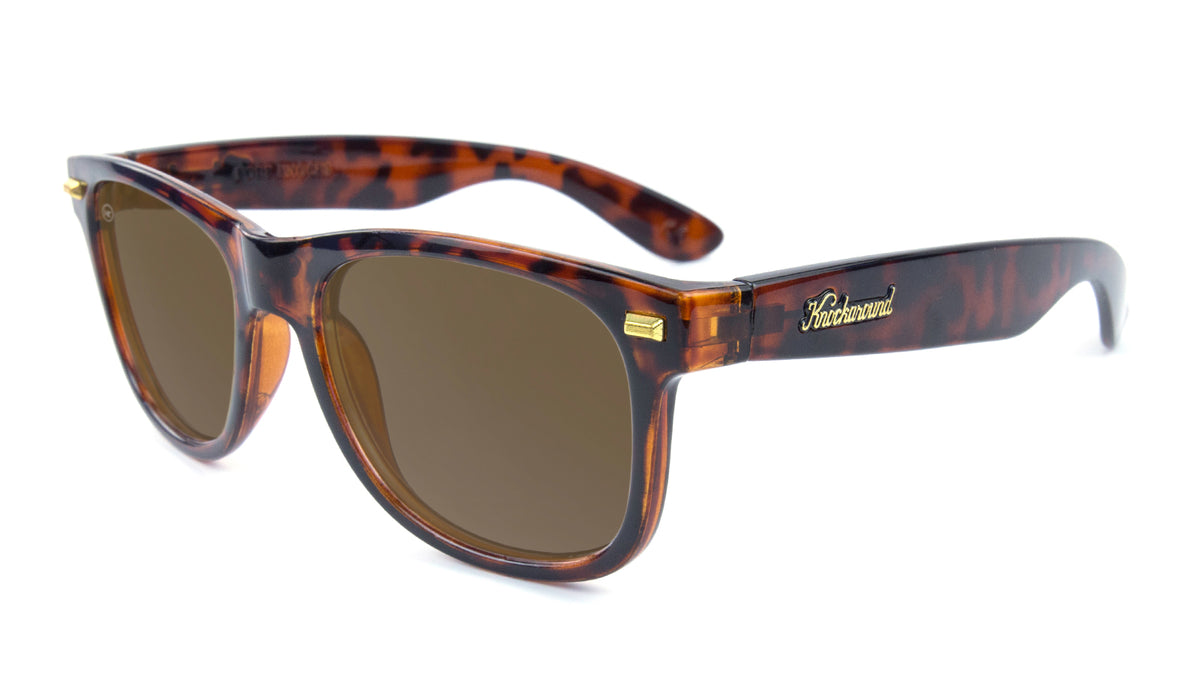 Knockaround Sunglasses | Glossy Tortoise Shell / Amber Fort Knocks