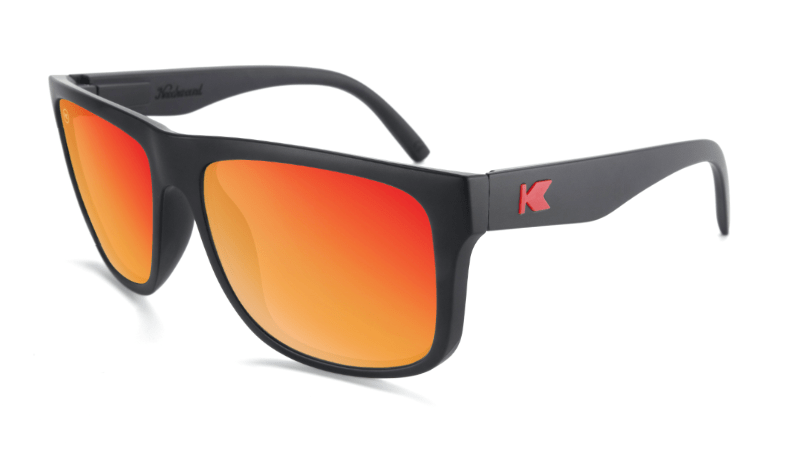 Matte Black / Red Sunset Sunglasses - Torrey Pines