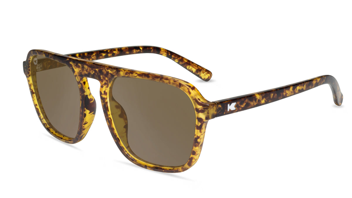 Polarized Sunglasses - Matte Tortoise Shell / Amber Pacific Palisades