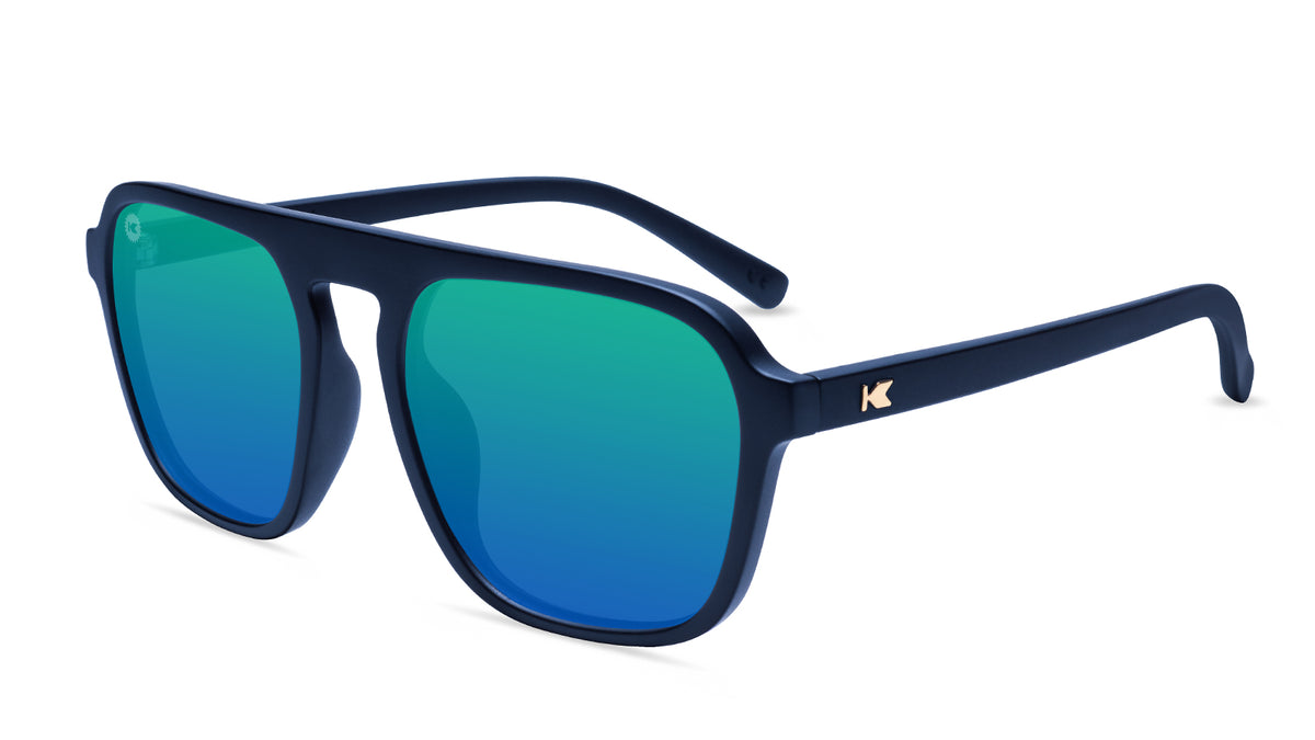 Polarized Sunglasses - Rubberized Navy Rider Pacific Palisades