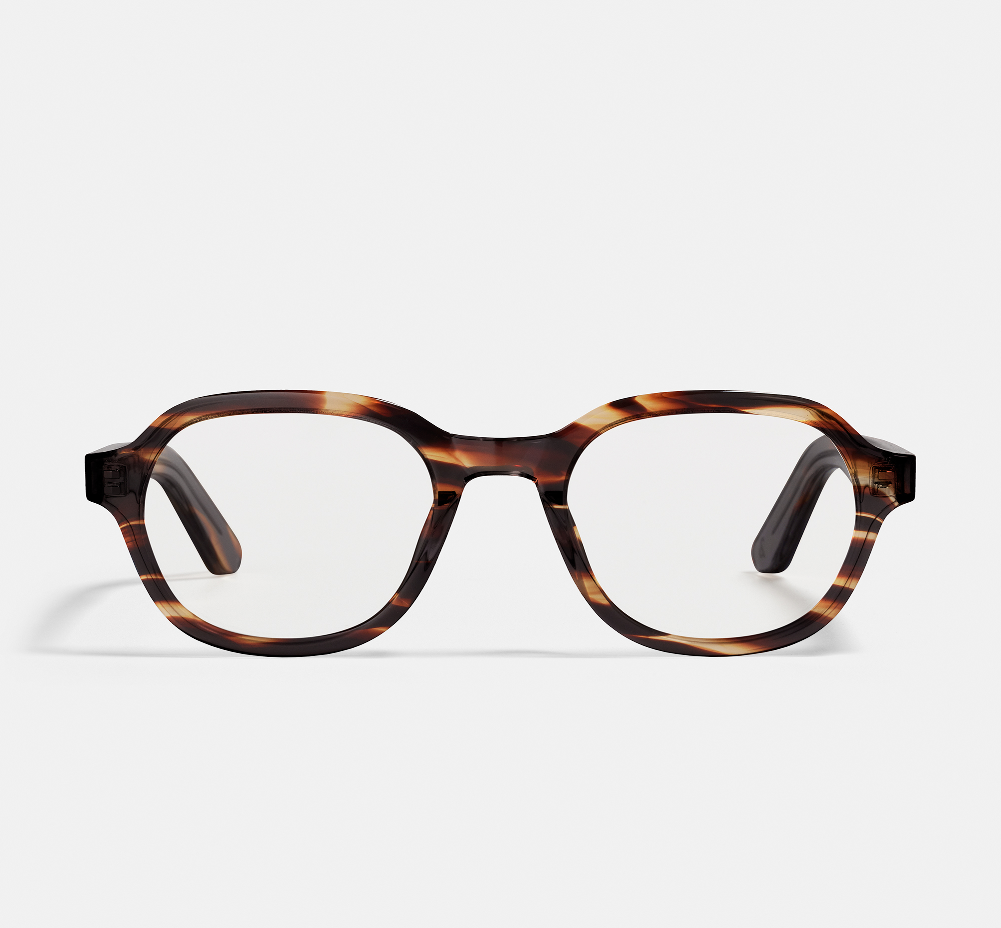 Aiko Tigerwood | Oval Bio Acetate Glasses