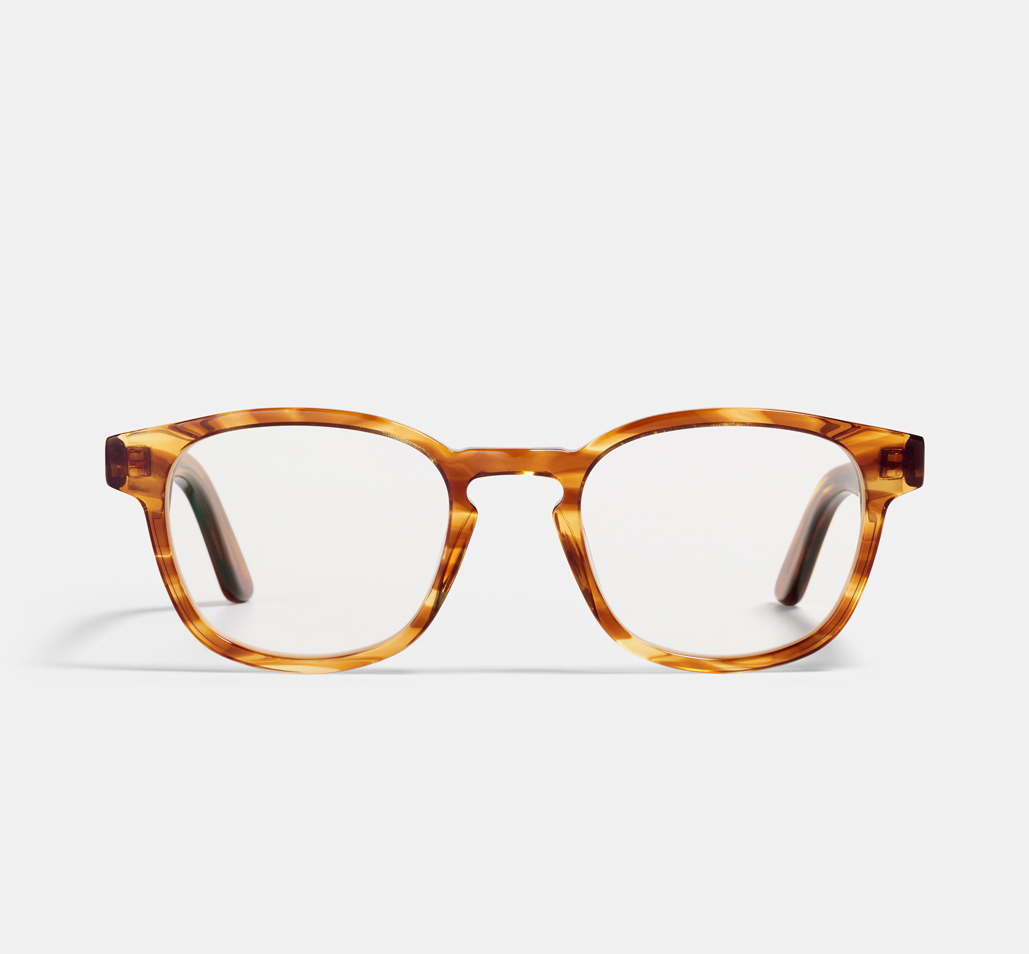 Alfred Caramel Havana | Square Bio Acetate Glasses