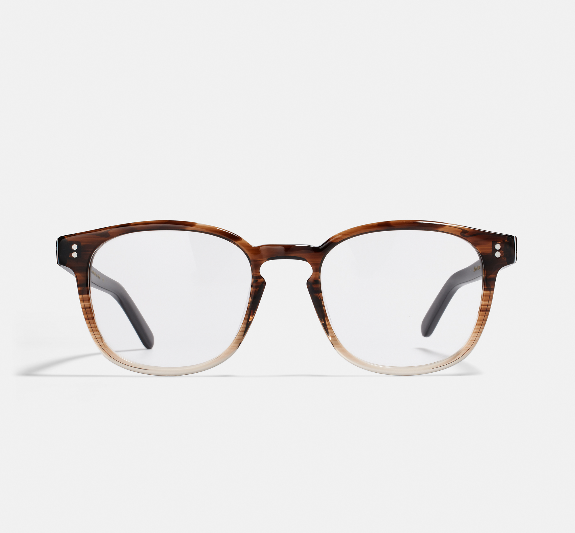 Alfred Large Espresso Gradient | Square Acetate Glasses