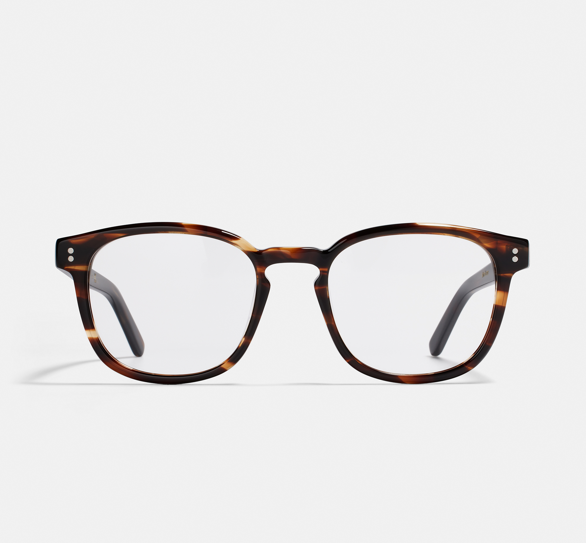 Alfred Large Tigerwood | Square Acetate Glasses