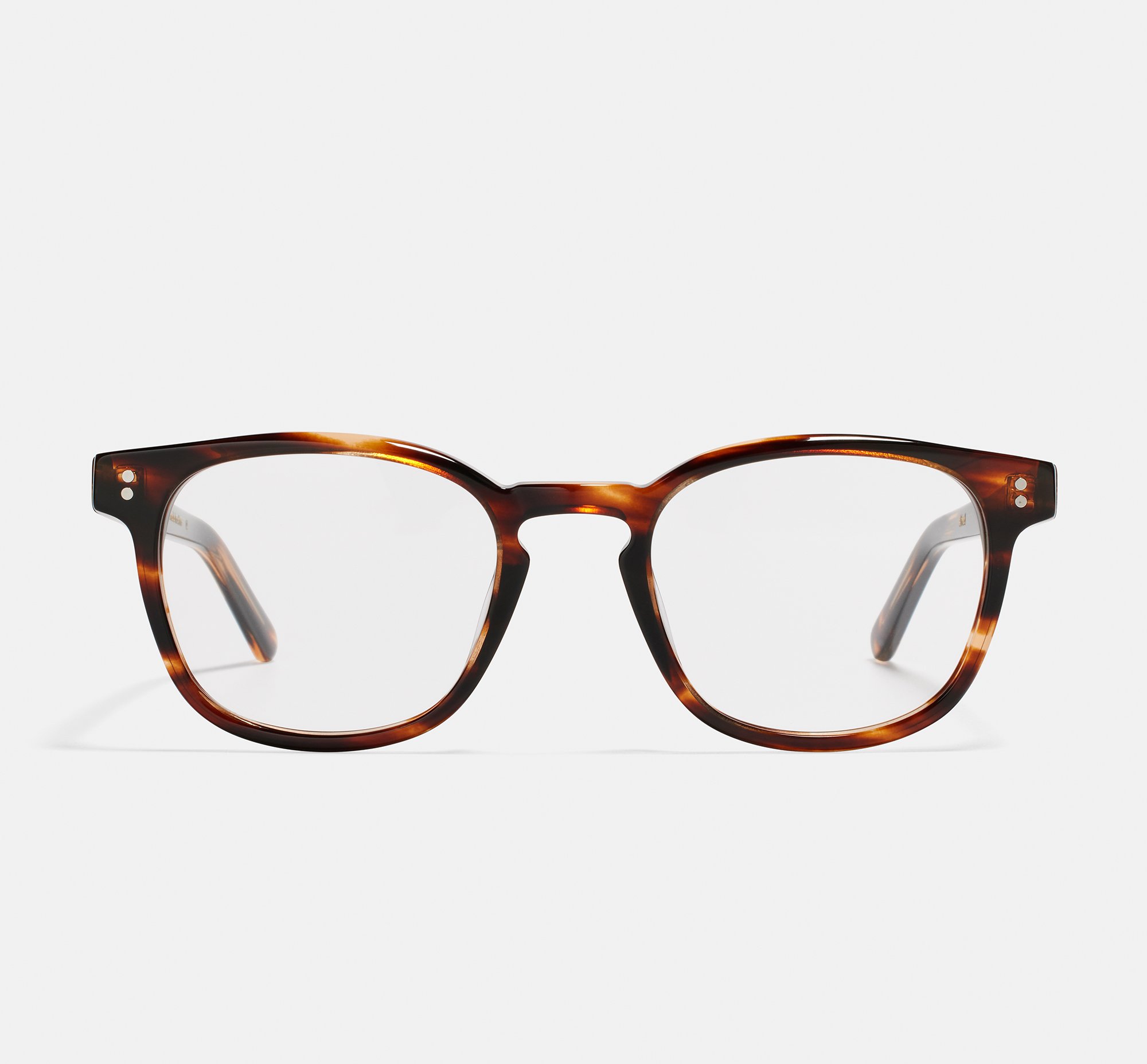Alfred Small Tigerwood | Square Acetate Glasses