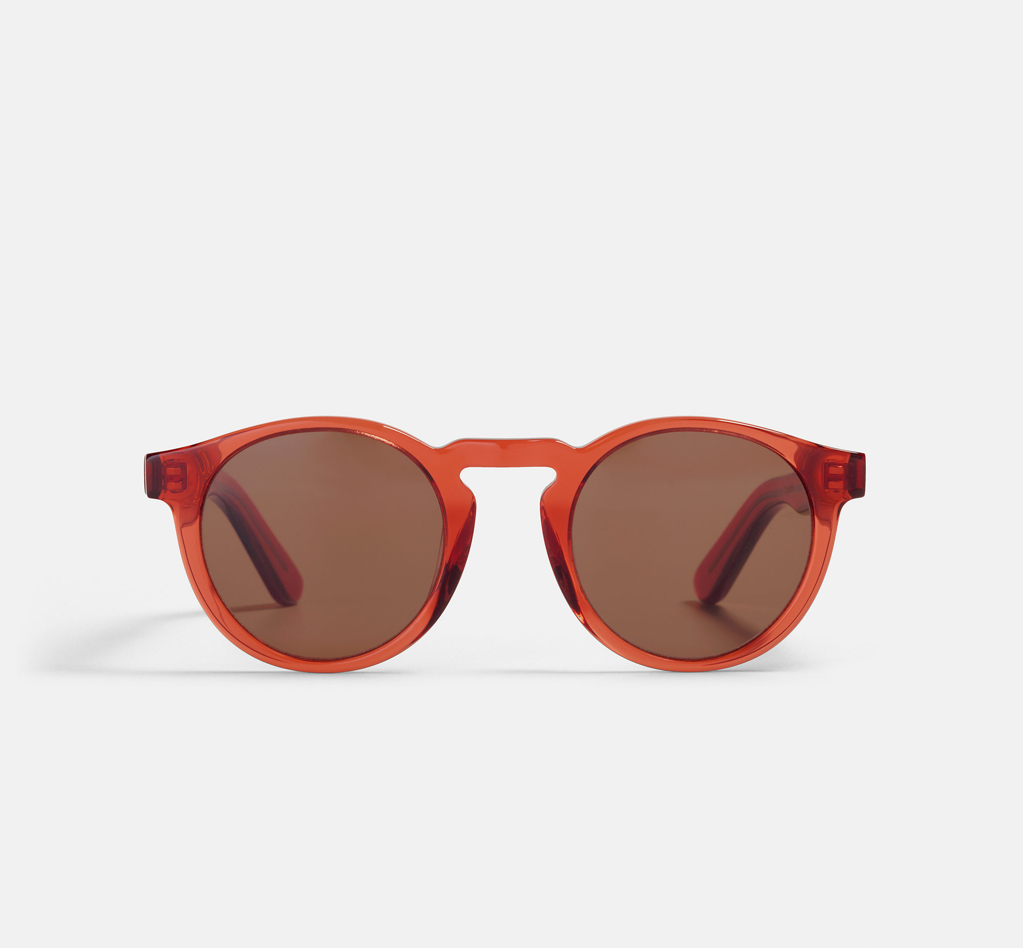 Benjamin Vermilion | Round Renew Bio Acetate Sunglasses