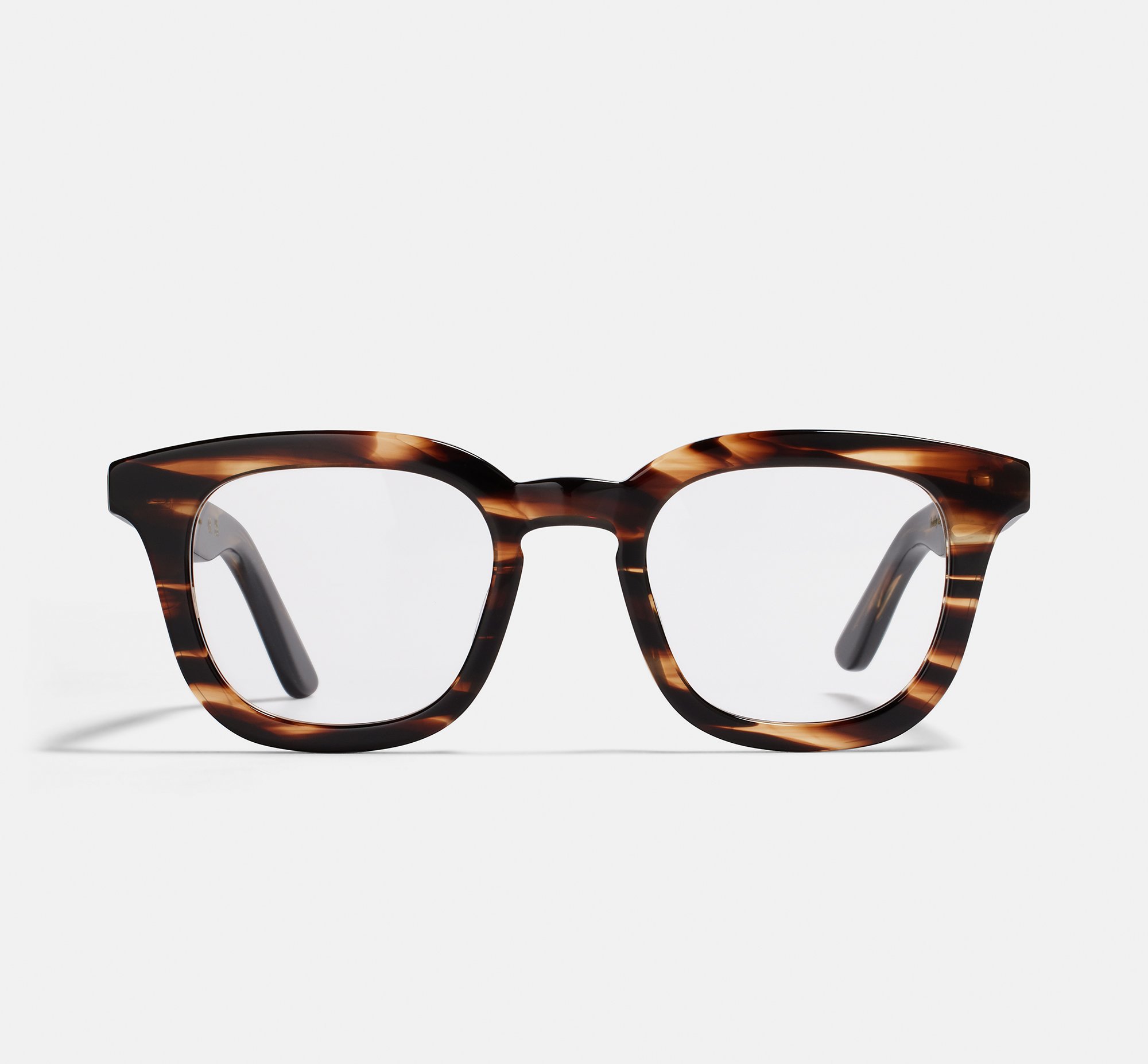 Bobby Large Tigerwood | Square Acetate Glasses