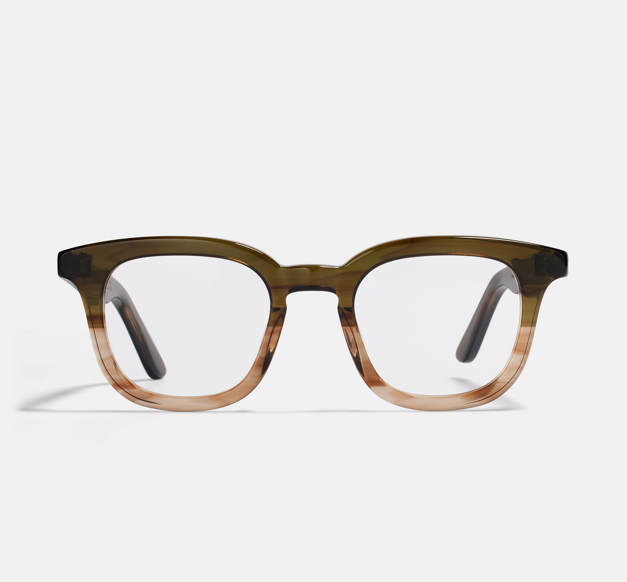 Bobby Olive Gradient | Square Acetate Glasses