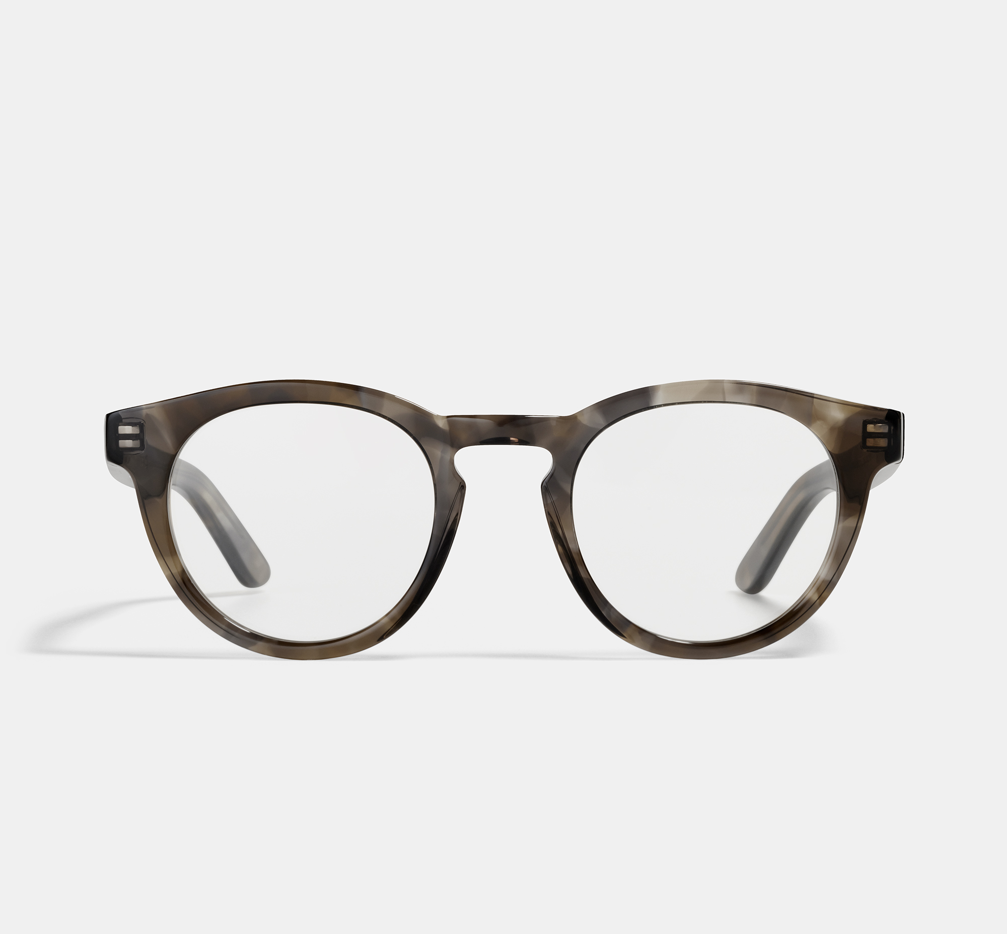 Byron Large Forest Light | Round Bio Acetate Glasses