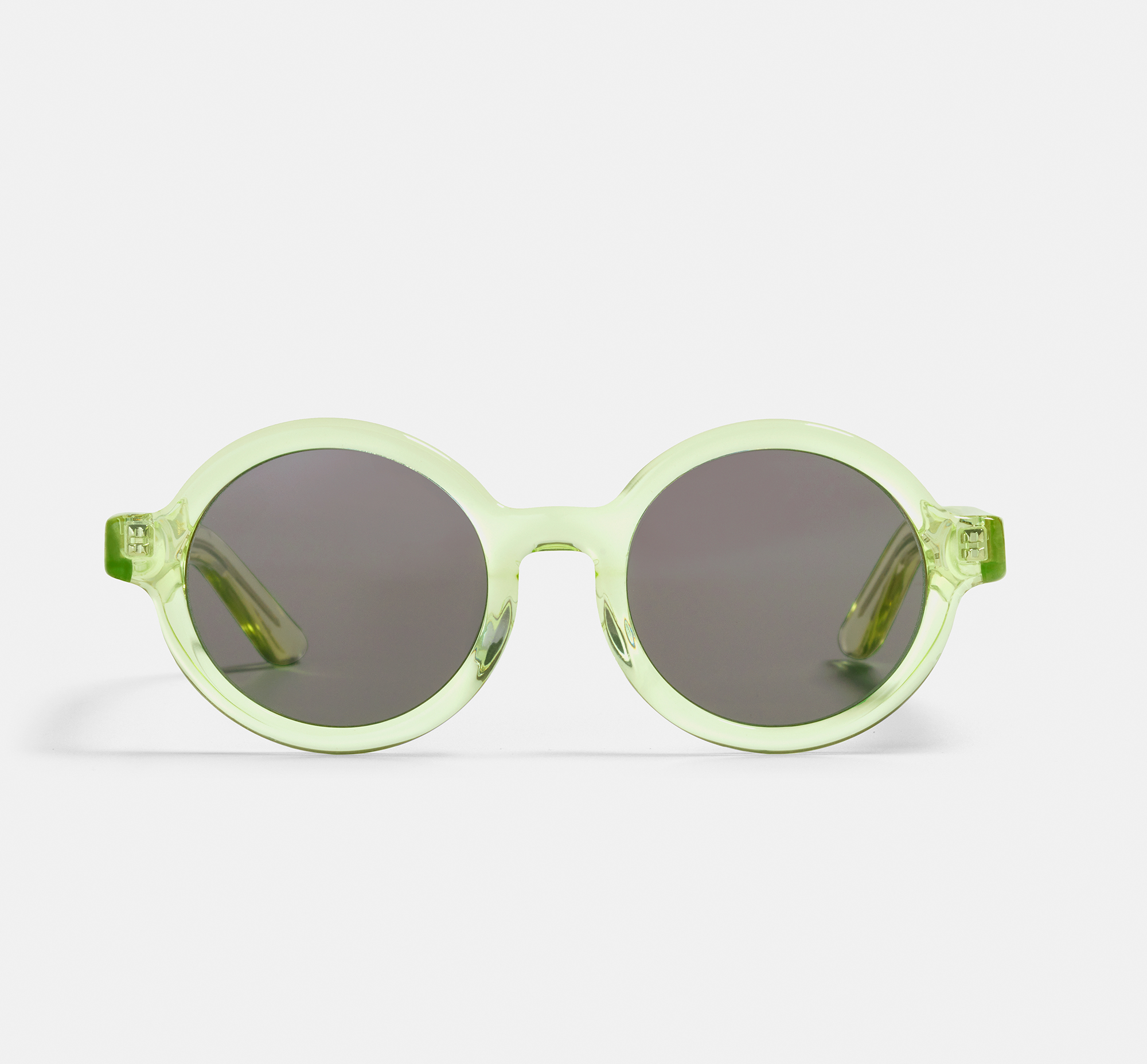 Charles Jr Key Lime | Round Renew Bio Acetate Sunglasses