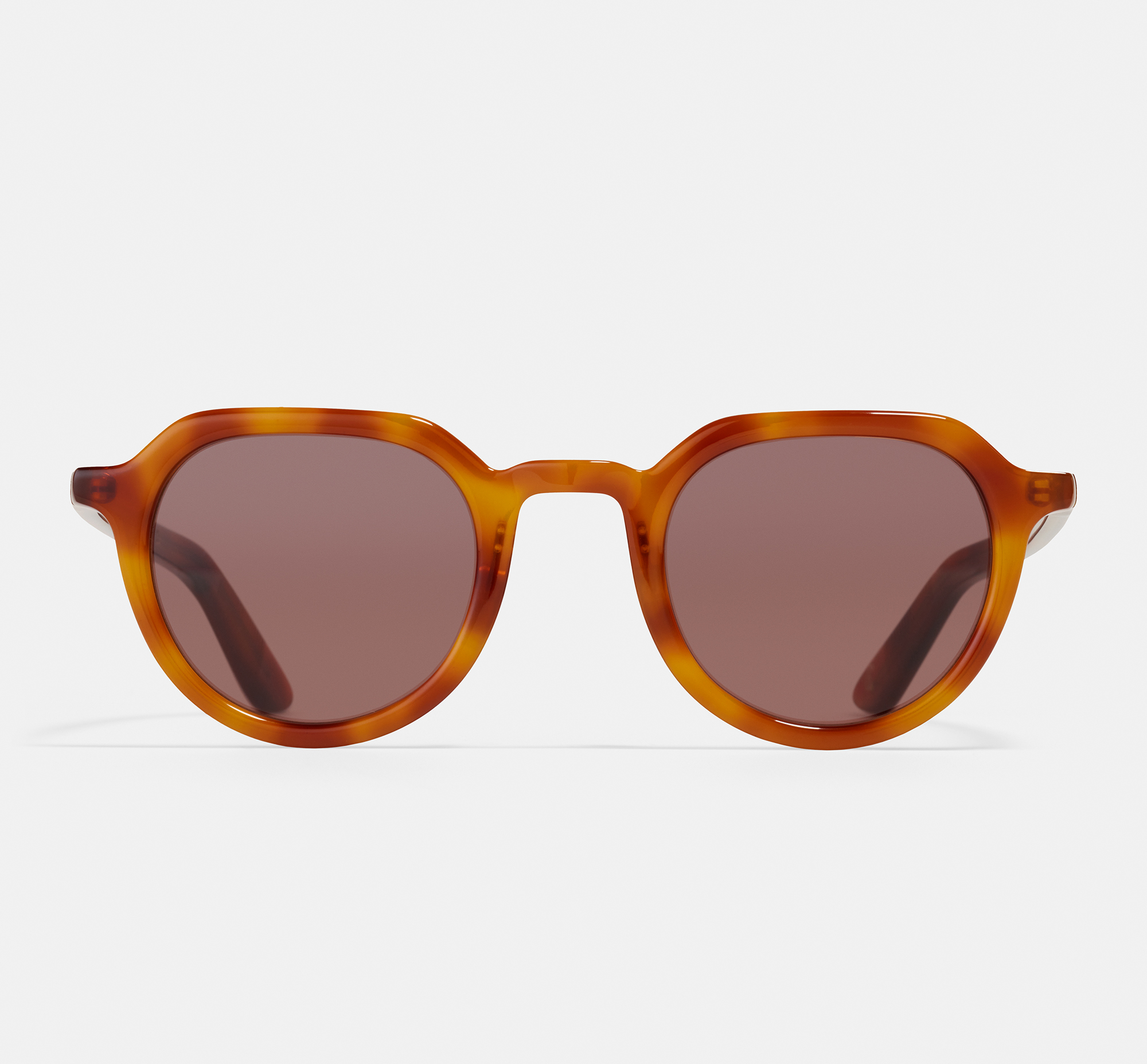 Chris Sepia | Round Bio Acetate Sunglasses