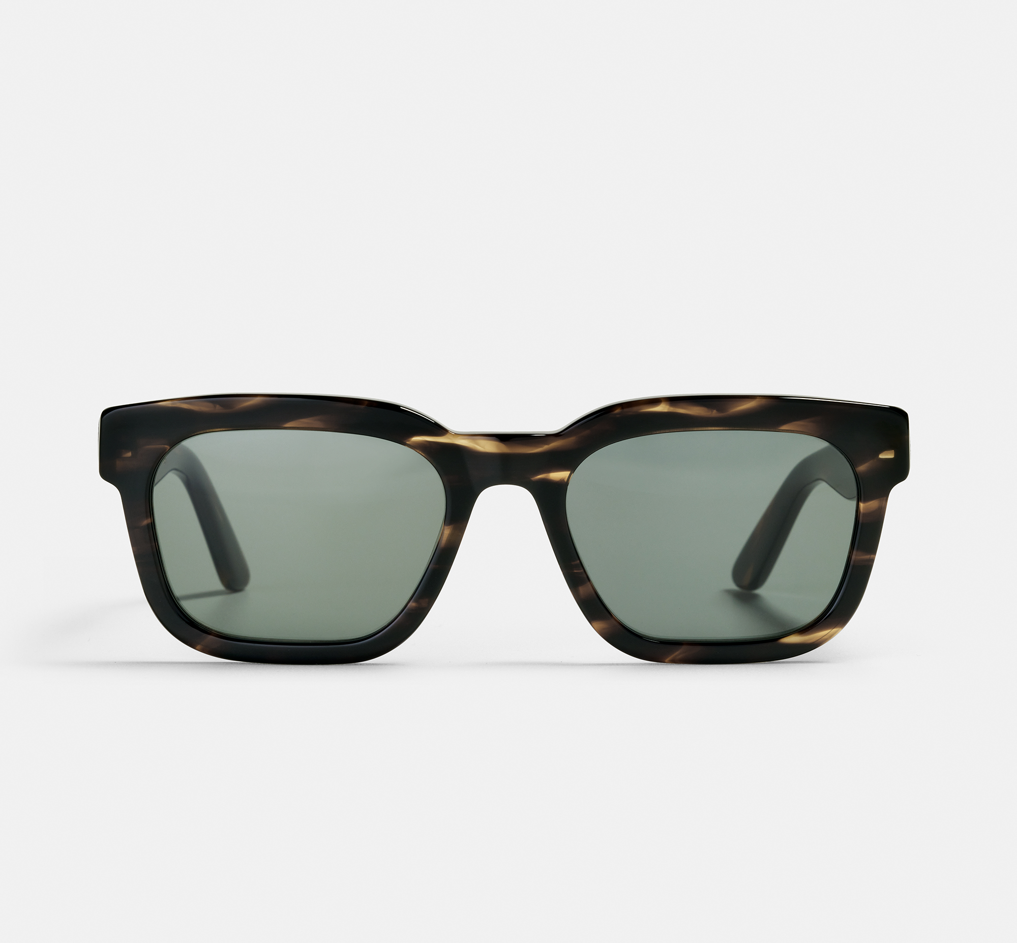 Chuck Large Tigerwood | Rectangular Acetate Sunglasses