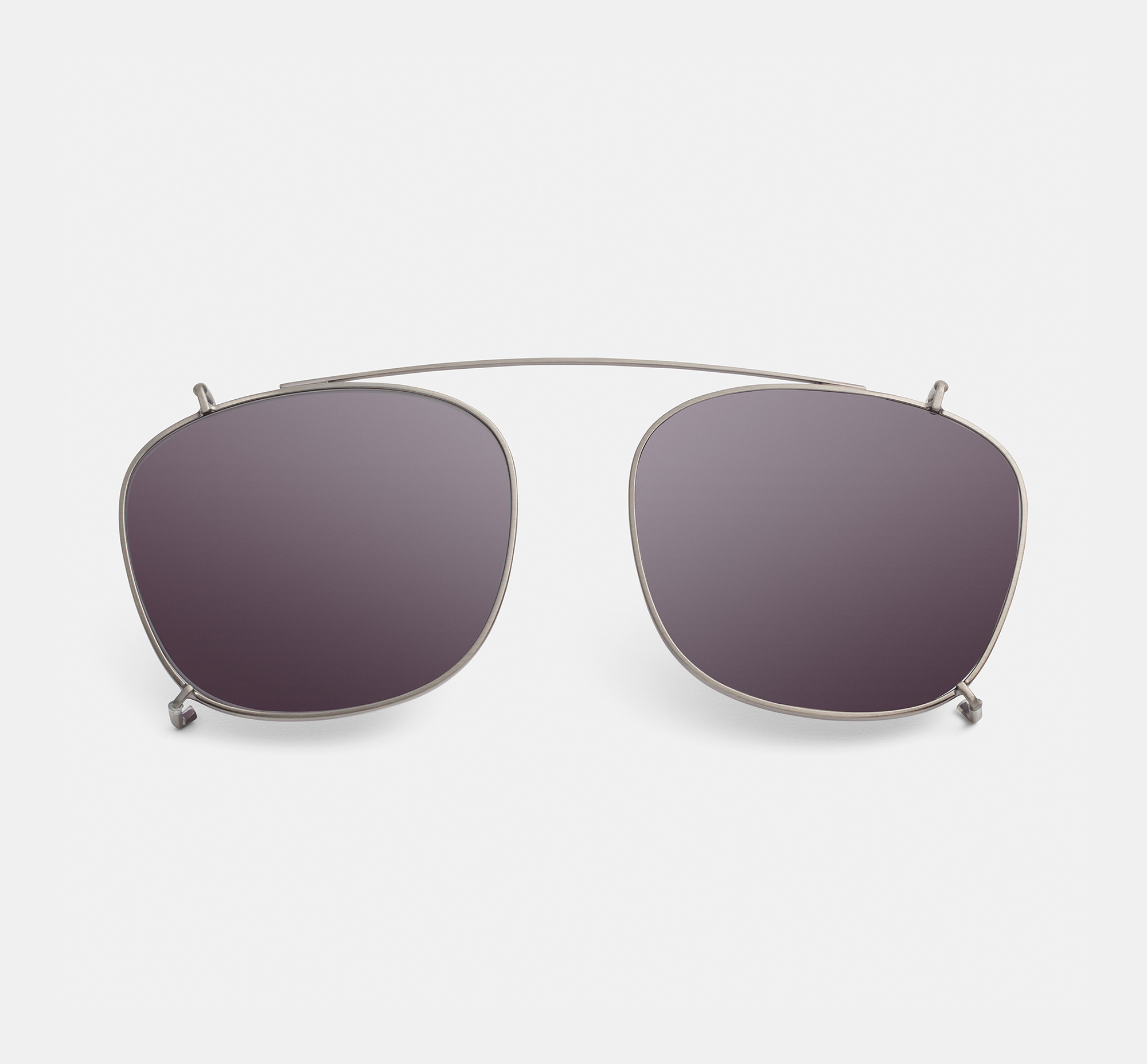 Alfred Large clip-on Gunmetal | Clip-on sunglasses