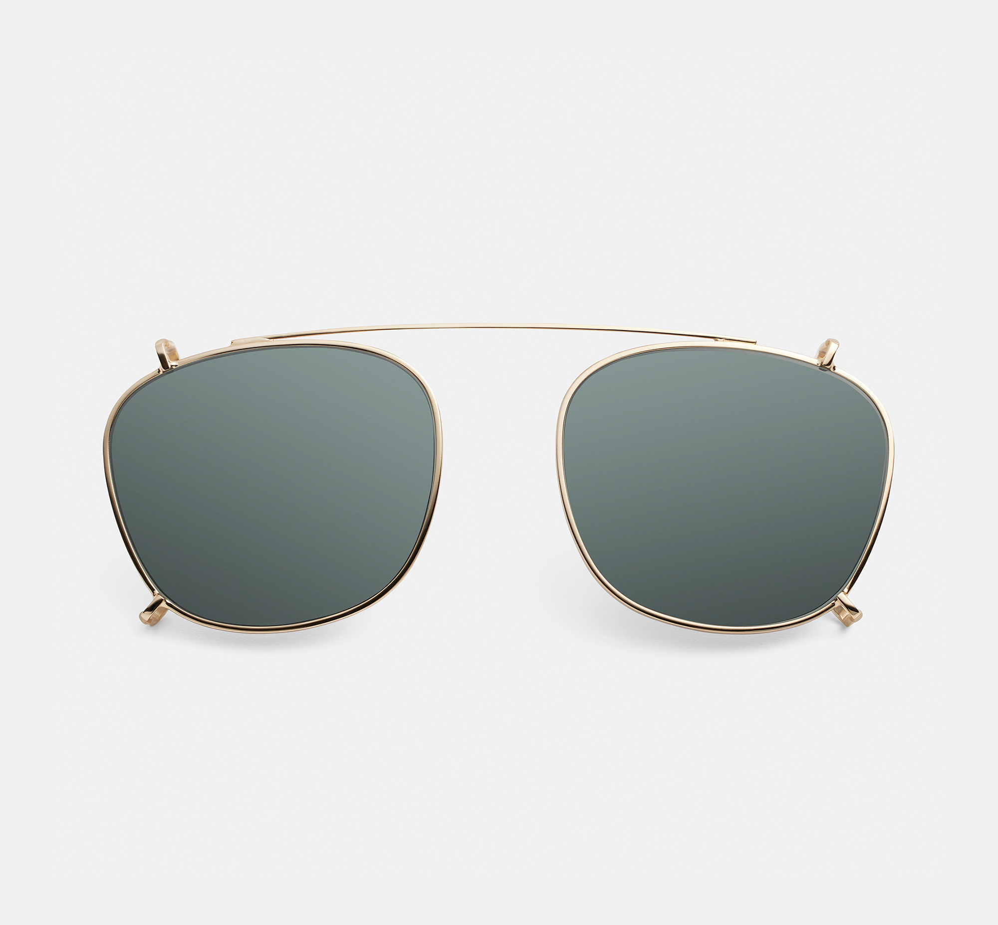 Alfred Small clip-on Satin Gold | Clip-on sunglasses