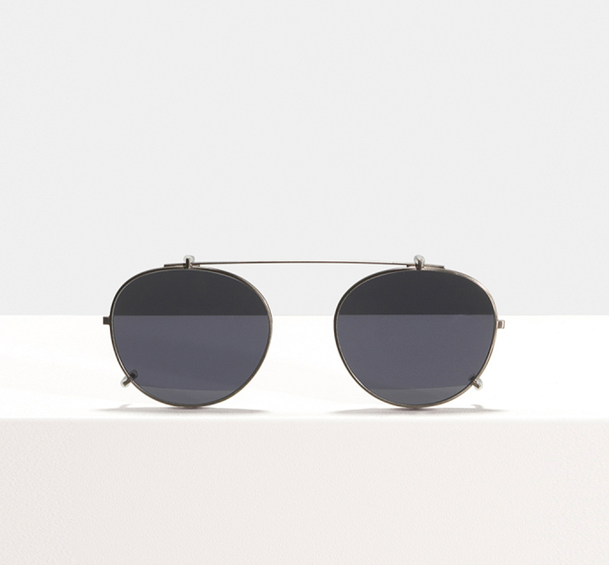 Easton Large Clip-on Gunmetal | Clip-on sunglasses