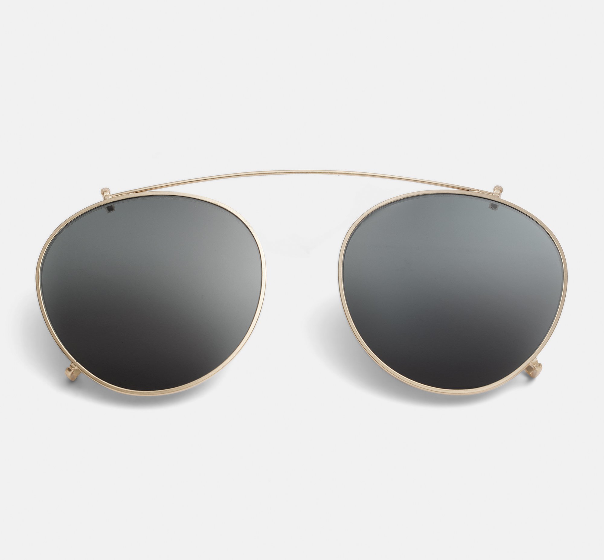 Easton clip-on Satin Gold | Clip-on sunglasses