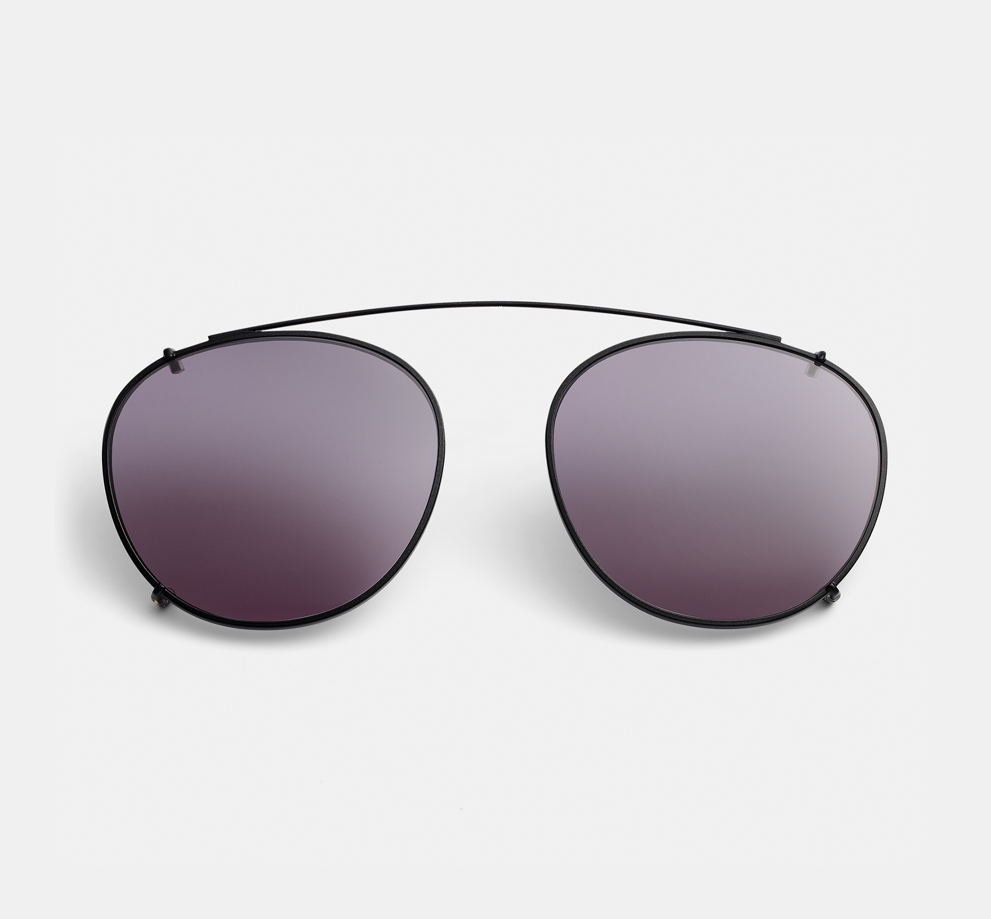 Neil Clip-on Matte Black | Clip-on sunglasses