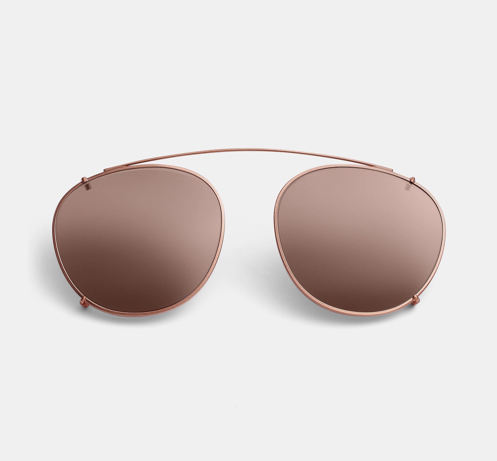 Neil Clip-on Rose Gold | Clip-on sunglasses