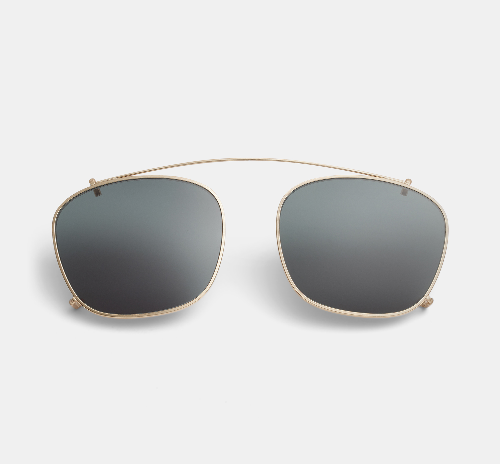 Wilson clip-on Satin Gold | Clip-on sunglasses