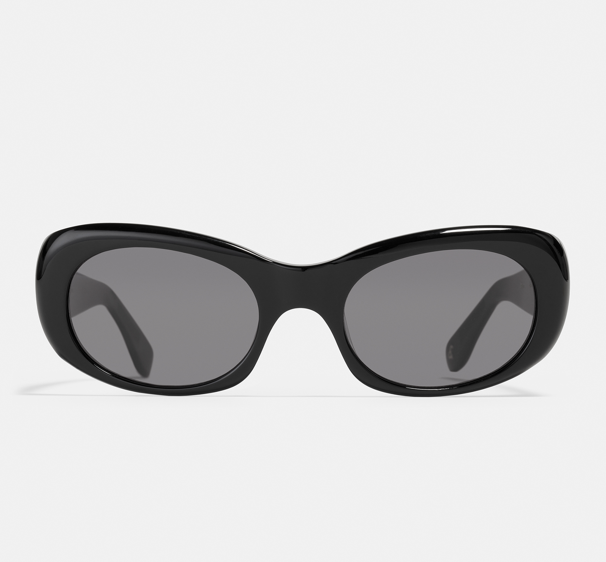 Dilion Black | Oval Recycled Sunglasses