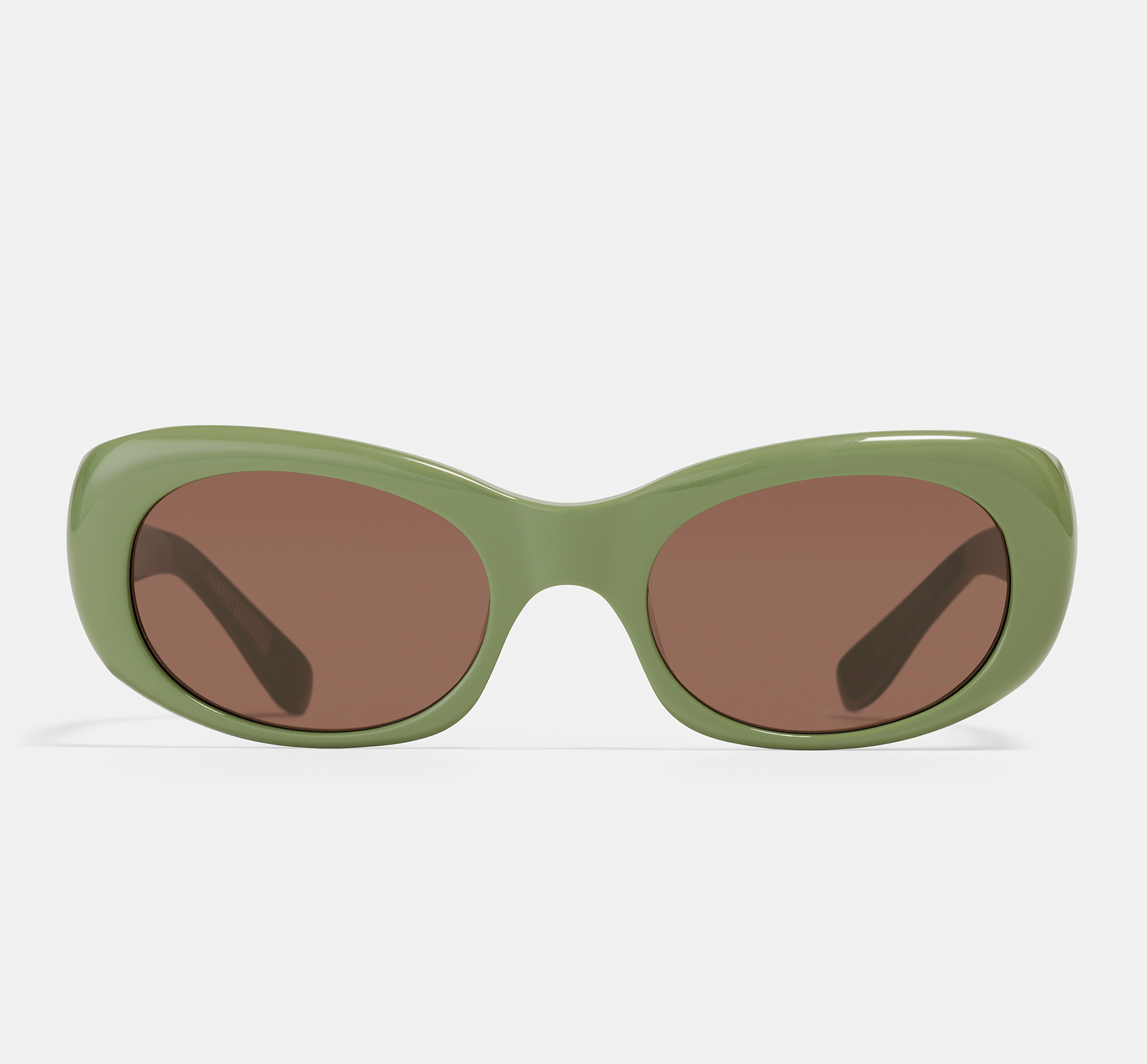 Dilion Matcha Oat | Oval Renew Bio Acetate Sunglasses
