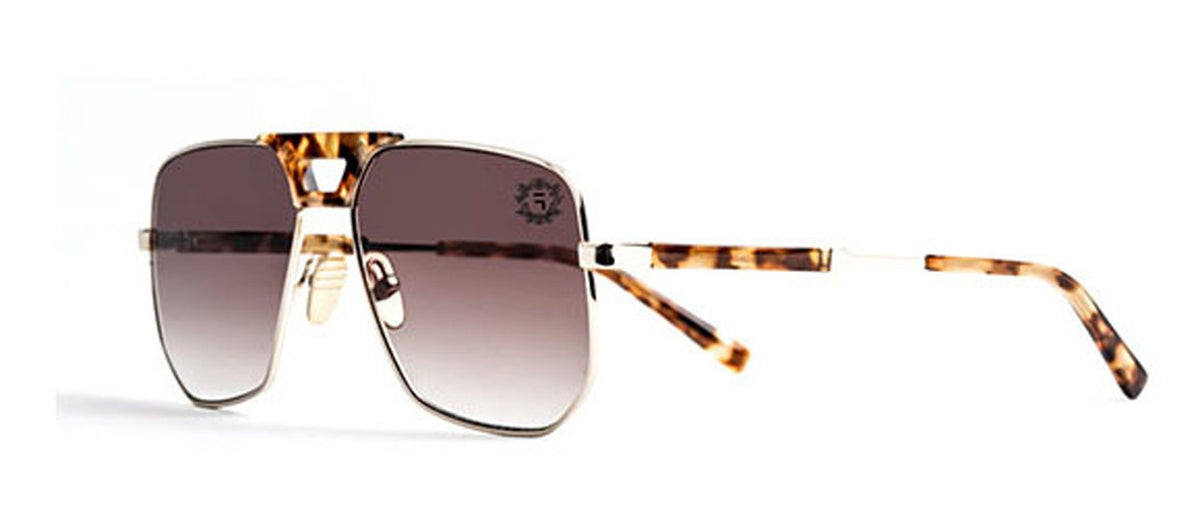 FUBU Frames Flatbush Gold Square Sunglasses - Gold