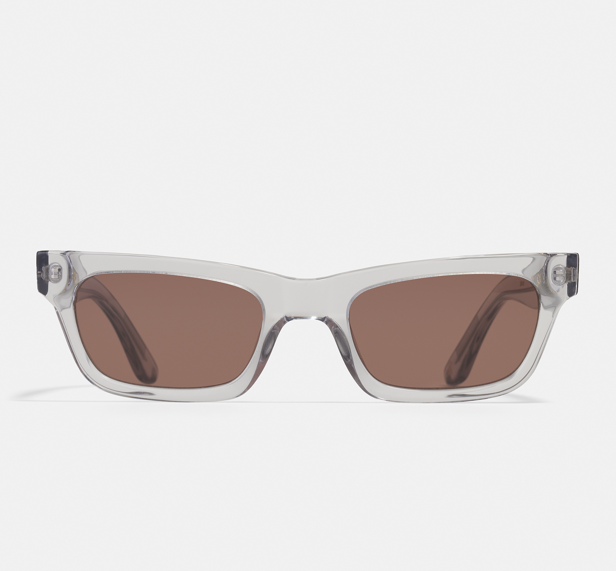 Enzo Smoke | Rectangular Renew Bio Acetate Sunglasses