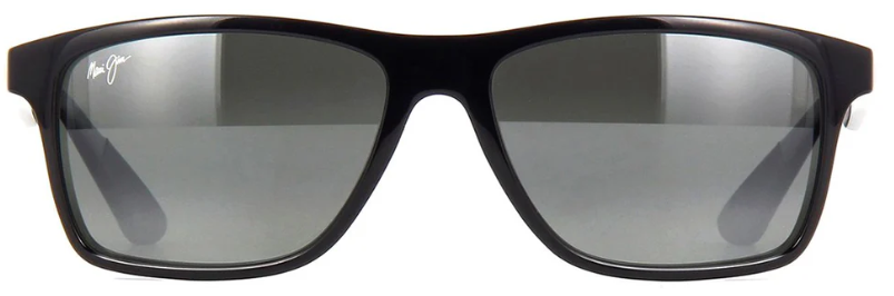 Maui Jim ONSHORE Rectangle Polarized Sunglasses - Gloss Black