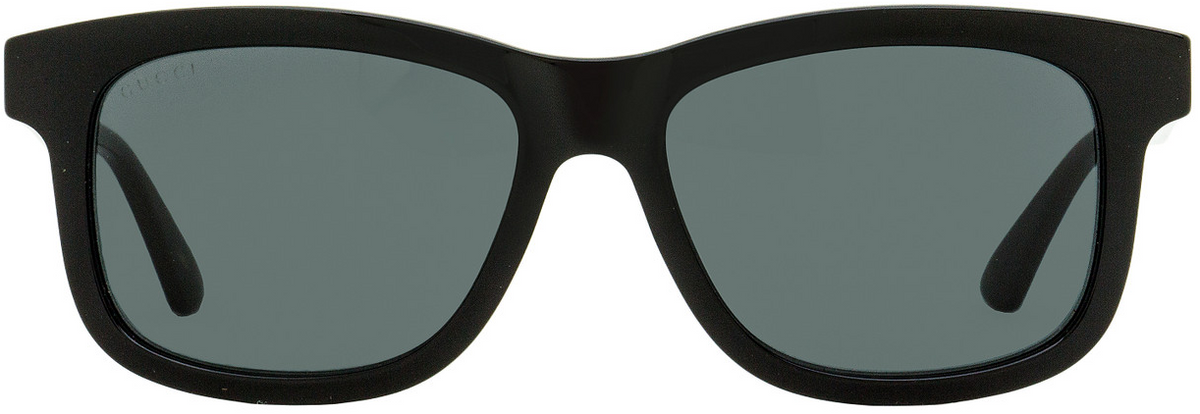 GUCCI GG0824S 005 Square Sunglasses - Shiny Solid Black