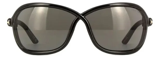 TOM FORD FERNANDA 01A Butterfly Sunglasses - Black
