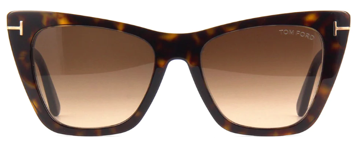 TOM FORD POPPY 52F Cat Eye Sunglasses - Havana