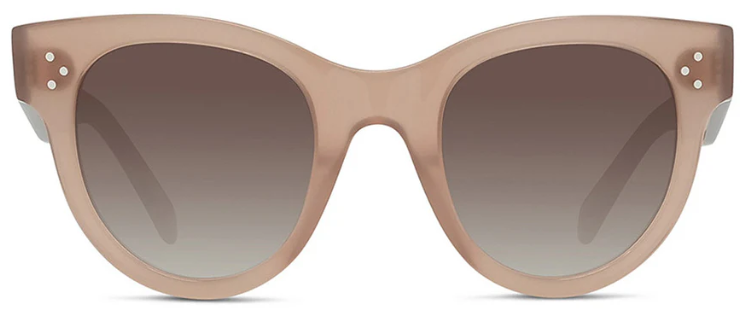 Celine BOLD 3 DOTS CL 4003IN 45F Butterfly Sunglasses - Tan
