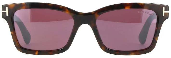 TOM FORD MIKEL 52U Cat Eye Sunglasses - Tortoise