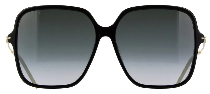 GUCCI GG1267SA 001 Square Sunglasses - Black