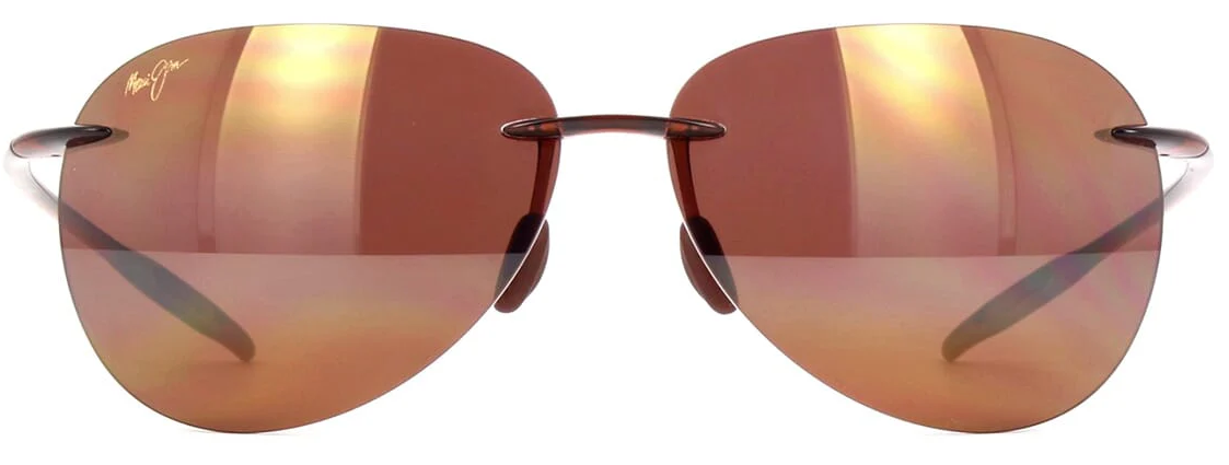 Maui Jim SUGAR BEACH Polarized Aviator Sunglasses - Brown
